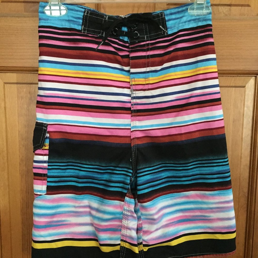 Blue Star- Swim Trunks